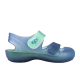Zapatillas de agua unisex con velcro modelo Bondi bicolor marino/verde, de Igor