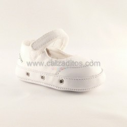Zapatillas blancas de lona de Springcourt Baby