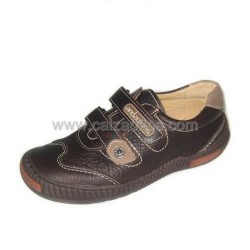 Zapatos de niño en piel marrón chocolate, de Andanines