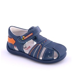 Sandalias para niño de primeros pasos en azul, de Pablosky