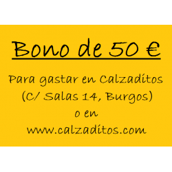 Bono de 50 € en Zapatería Calzaditos