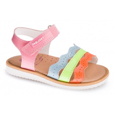 derivación formato emulsión Comprar sandalias de colores Pablosky para niña